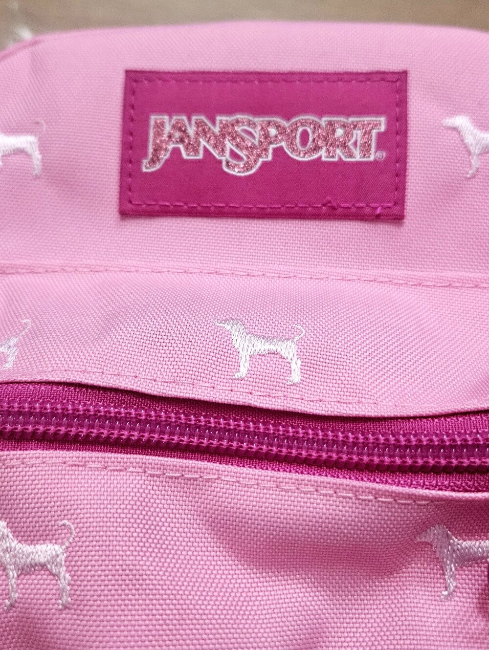 Jansport x PINK Victoria's Secret Limited PINK ICE DOG Big Break Lunch Bag NEW - Picture 5 of 6
